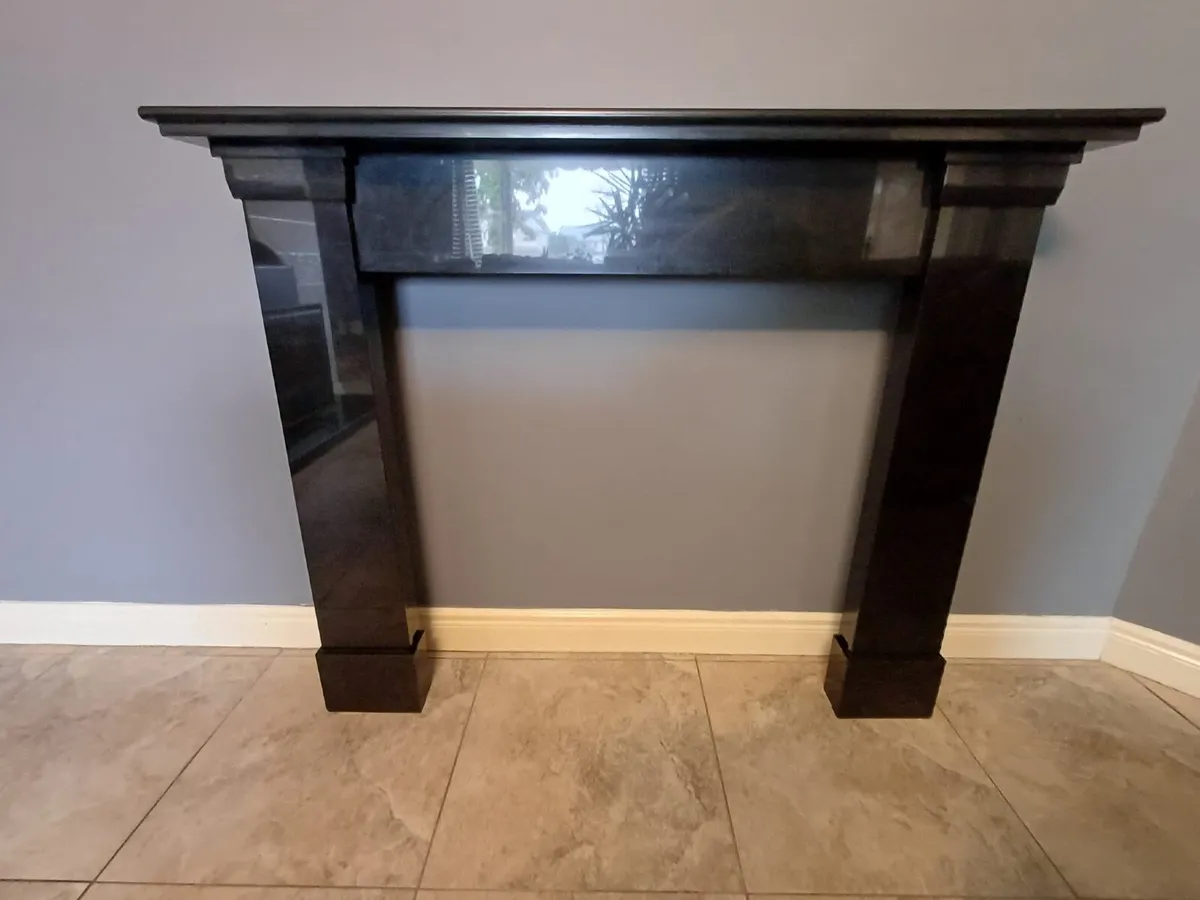 Marble fireplace surround - Image 1