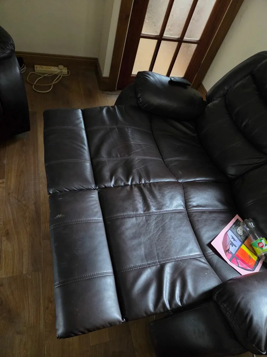Three and two seater  recliner couch - Image 4