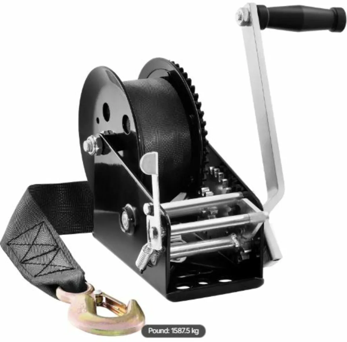Hand Winch,1587.6 kg Pulling Capacity,Boat Trailer - Image 1