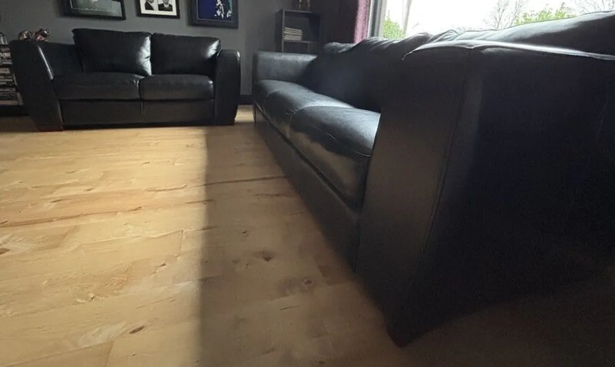 Leather Sofa Set - Image 1