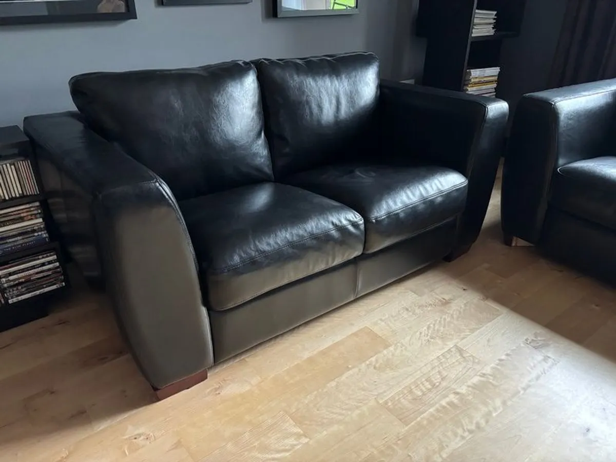 Leather Sofa Set - Image 4