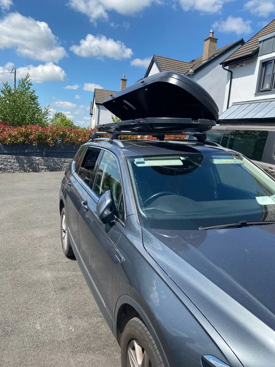 Volkswagen roof box and bars - Image 2