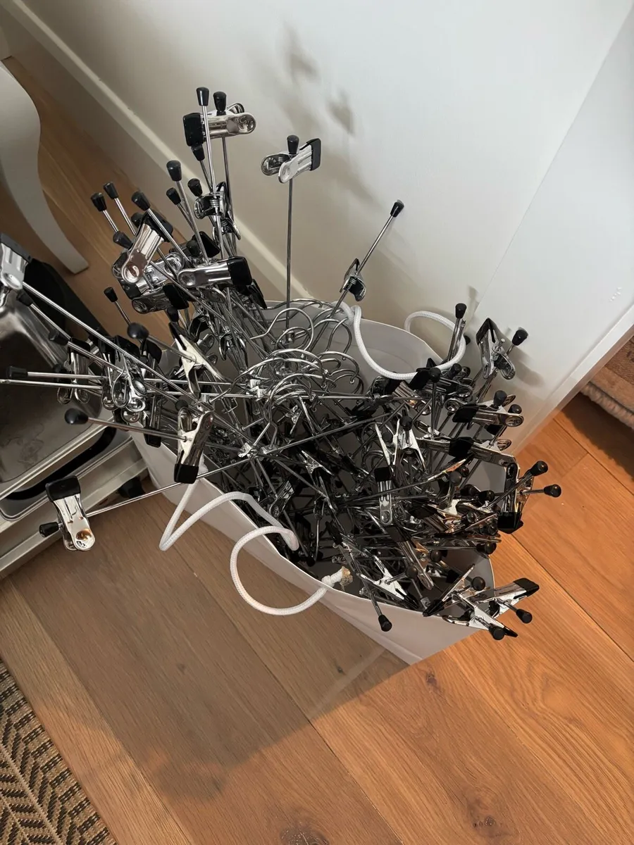 Metal trouser hangers x60 - Image 3