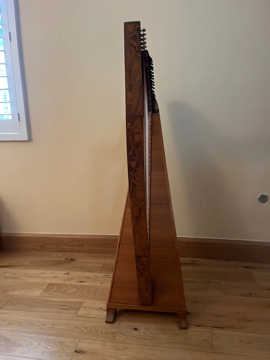 Jan Muyllaert Traditional Irish Harp - Image 3