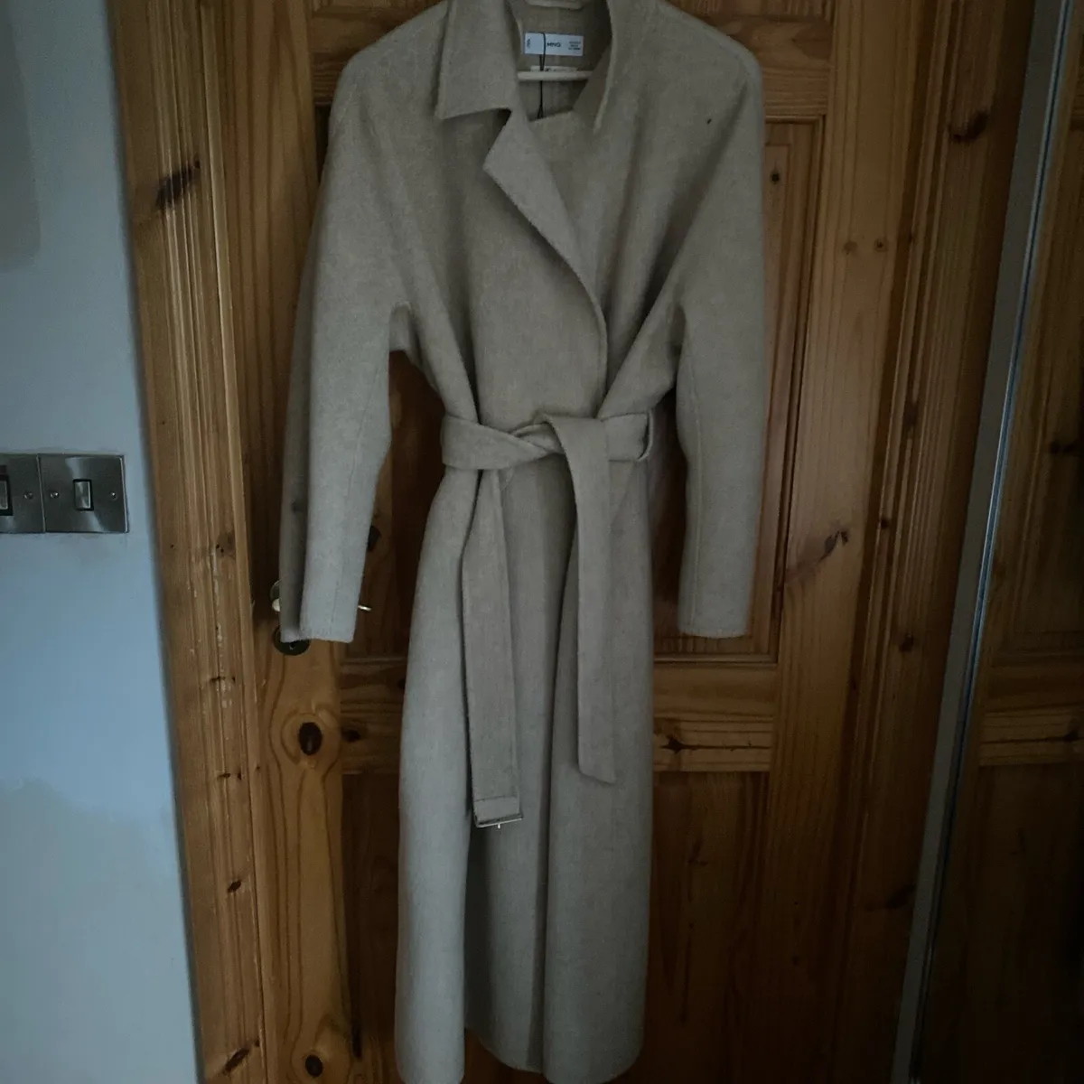 Mango wool belted coat - Image 1