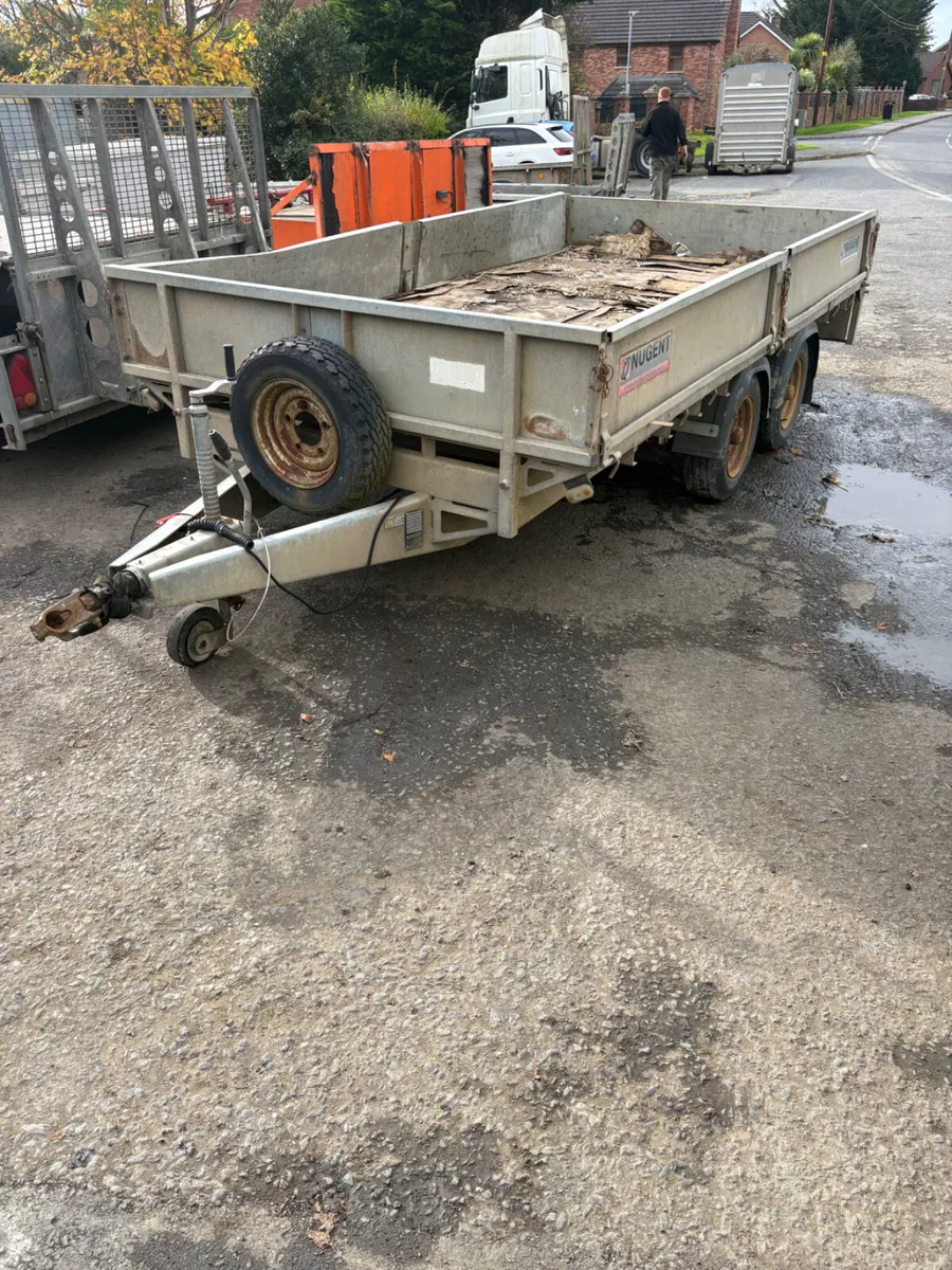 Nugent 12x6 dropside trailer - Image 1