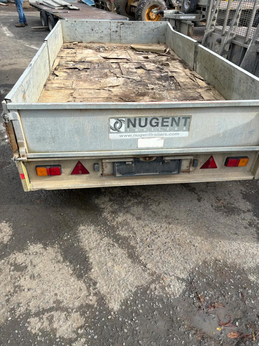 Nugent 12x6 dropside trailer - Image 2