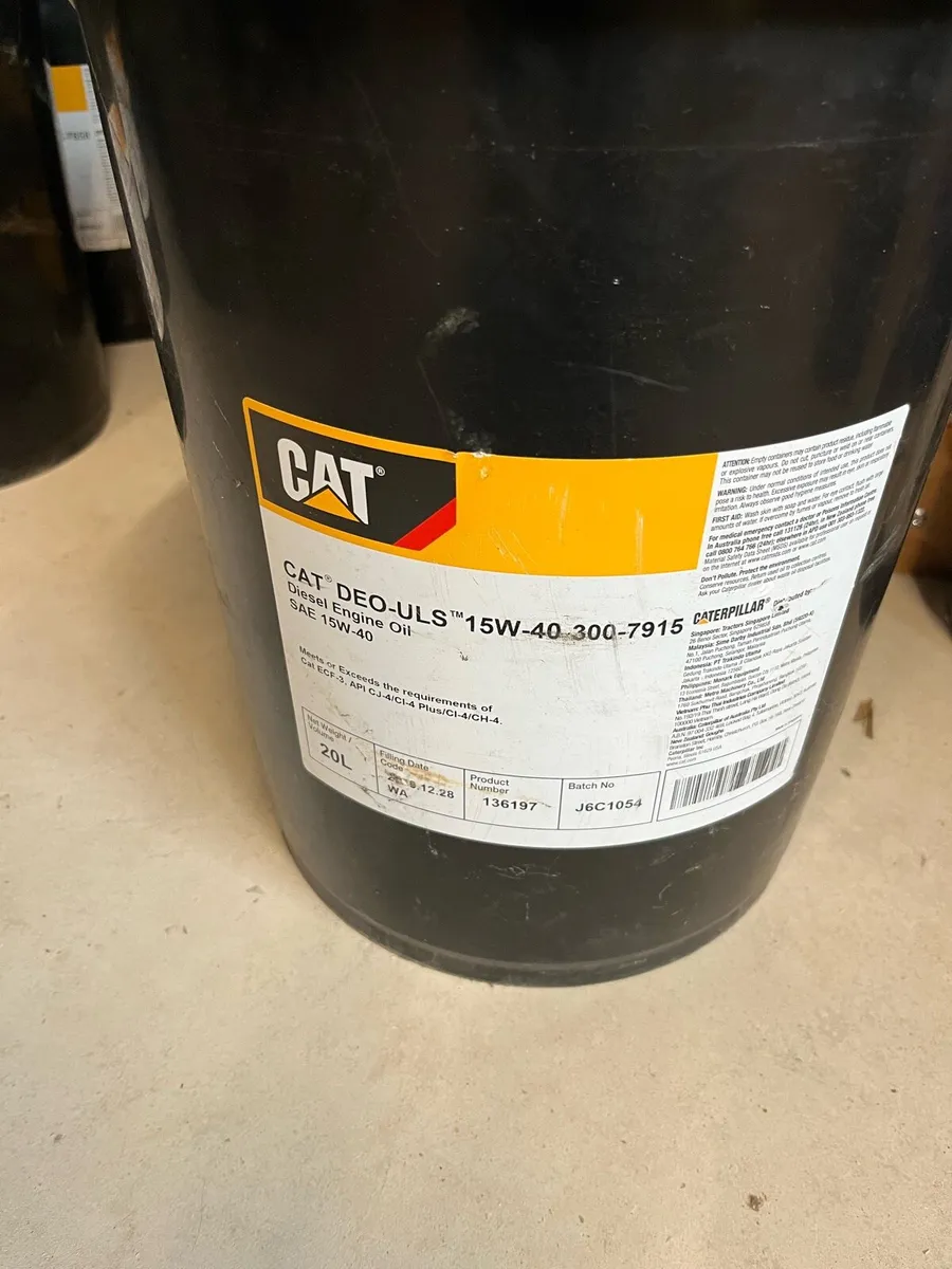 Cat oils and coolant - Image 4