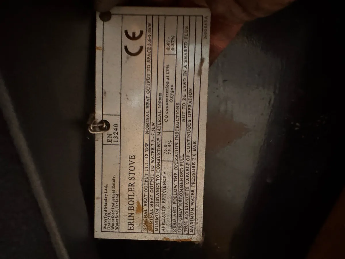 Stanley Erin boiler stove - Image 4