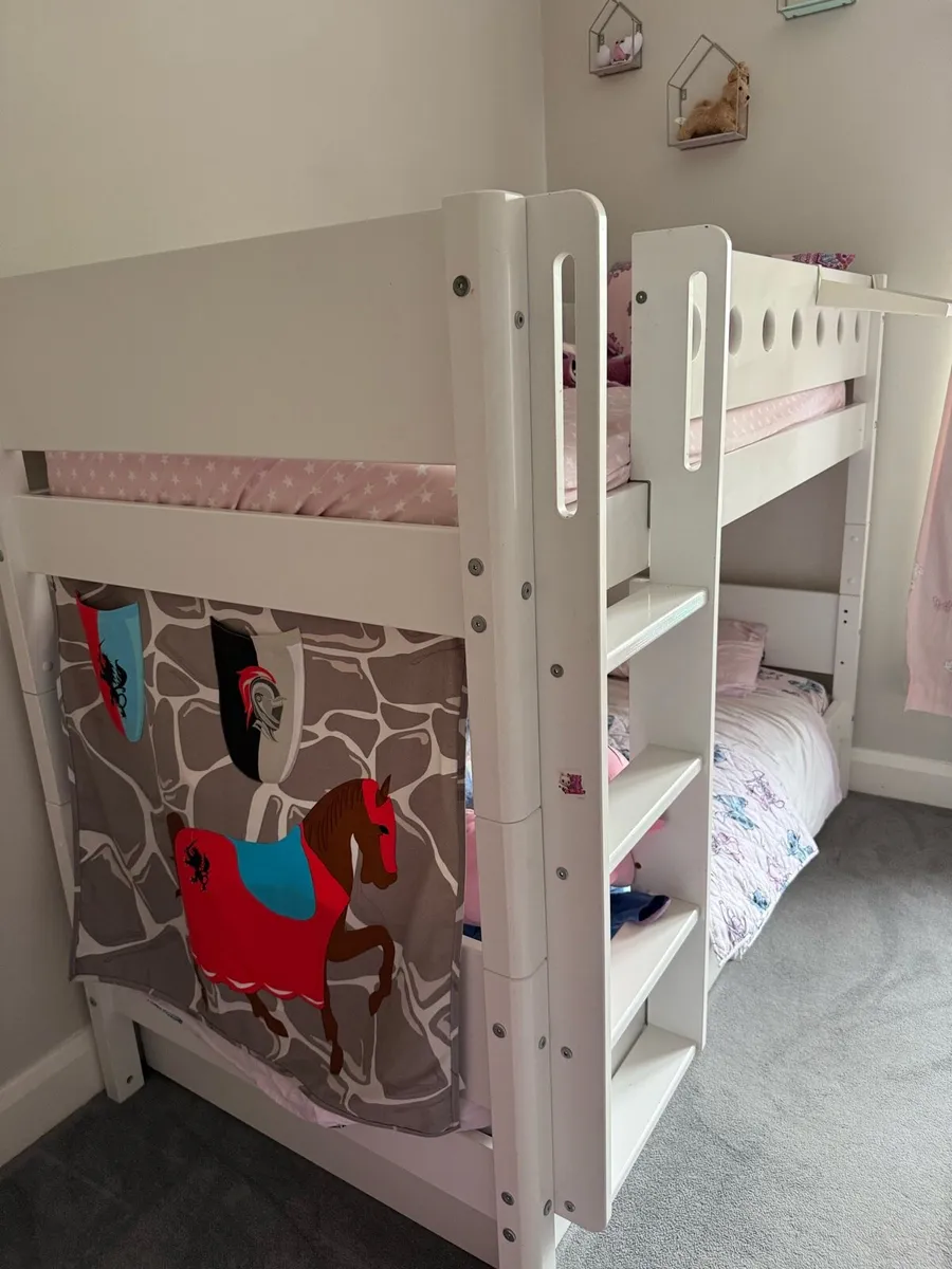 Flexa Bunk Beds White (includes free mattresses) - Image 3