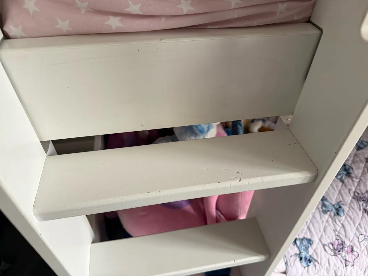 Flexa Bunk Beds White (includes free mattresses) - Image 4