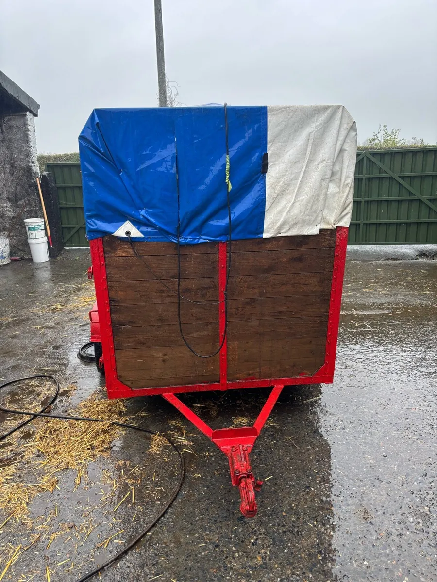 8ft x 4.5ft cattle trailer - Image 2