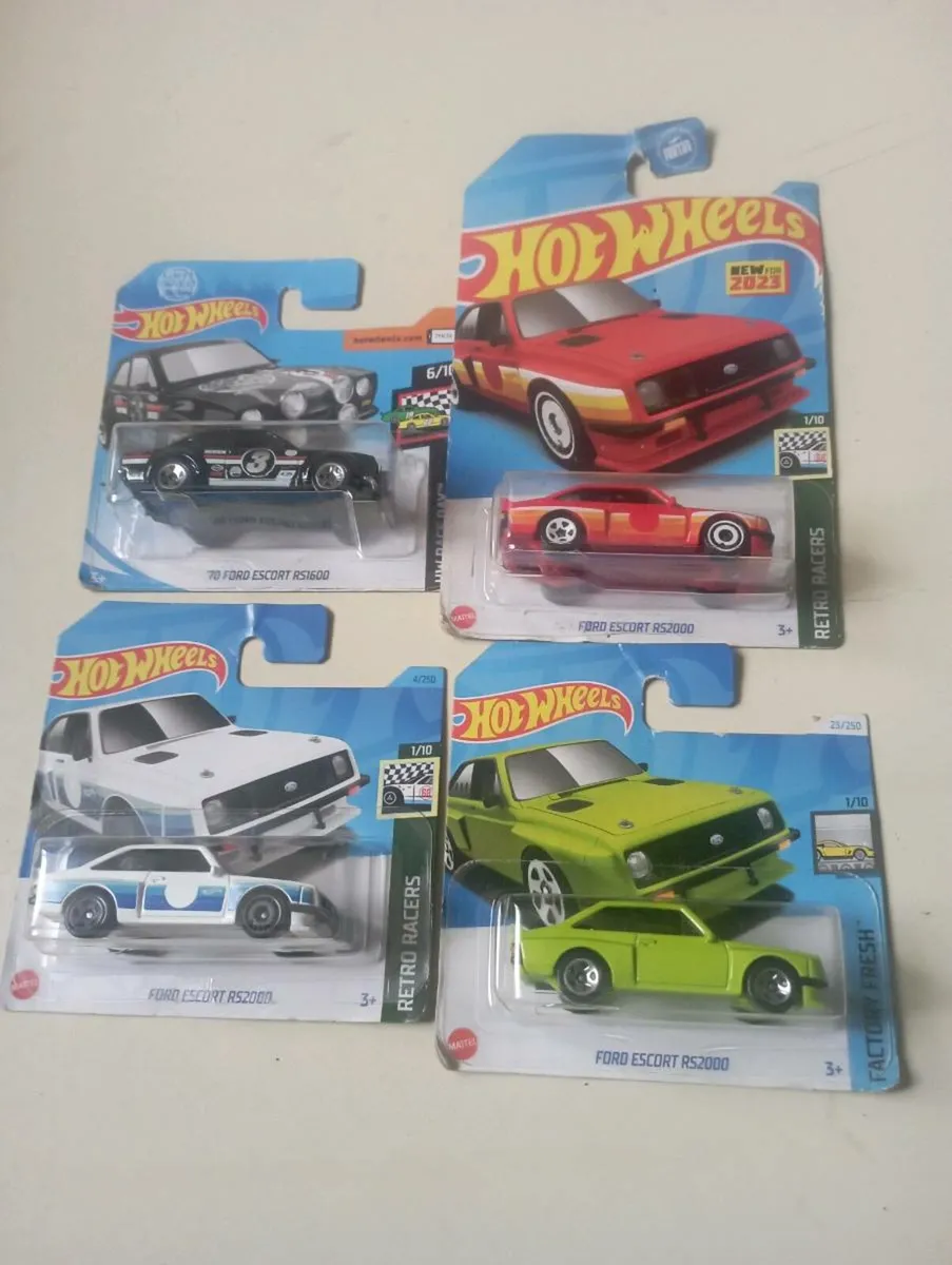 HOT  WHEELS FORD ESCTORTS RS DIE-CAST MODLES - Image 1