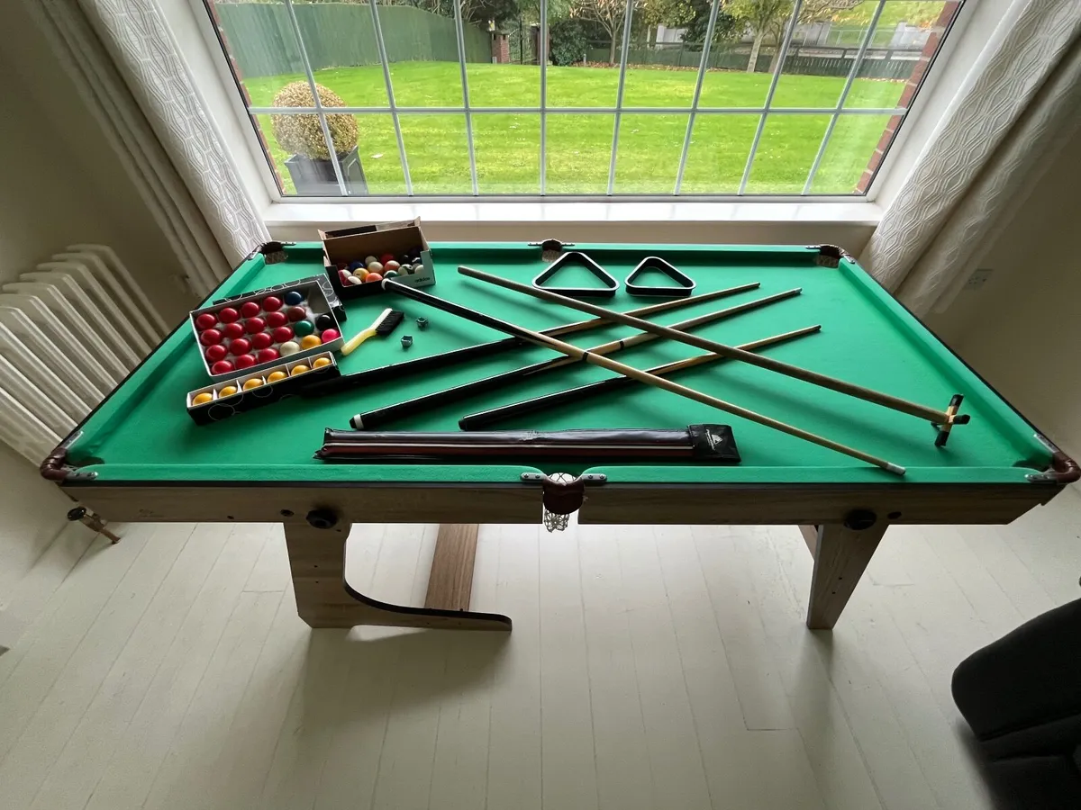 Snooker/pool table - Image 1