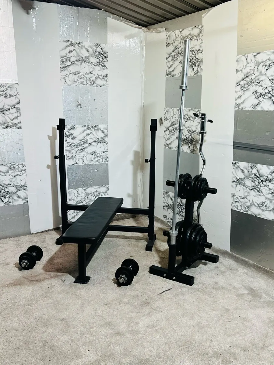 Complete Olympic weightlifting set , - Image 2
