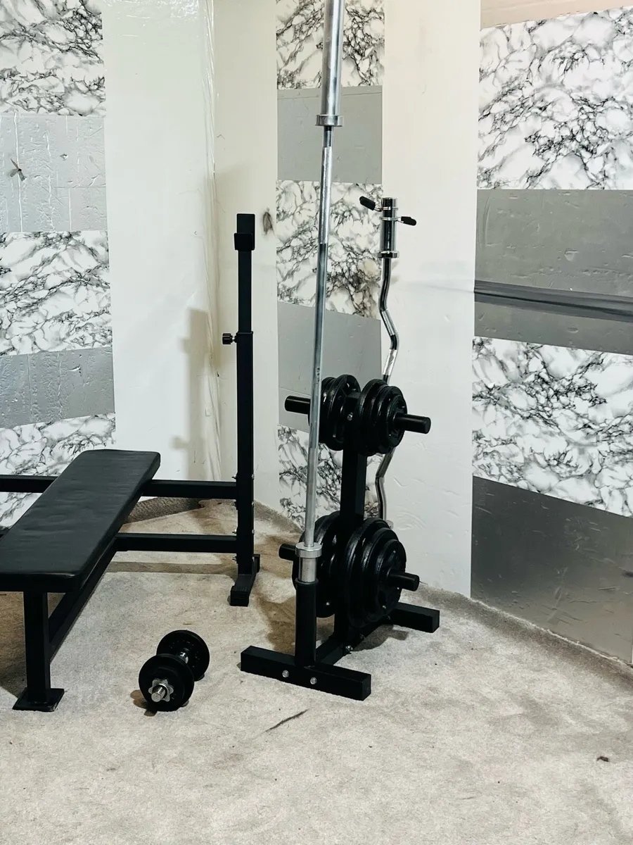 Complete Olympic weightlifting set , - Image 3