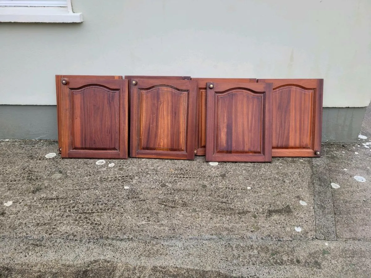 Solid Mahogany Cabinet Doors - Image 2