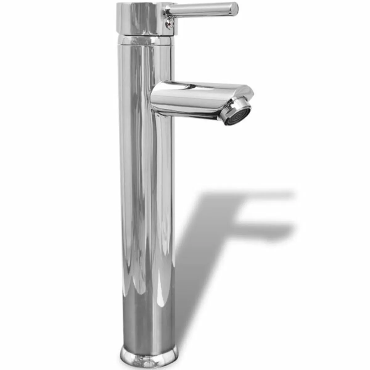 Bathroom Basin with Mixer Tap Ceramic Oval White - Image 3