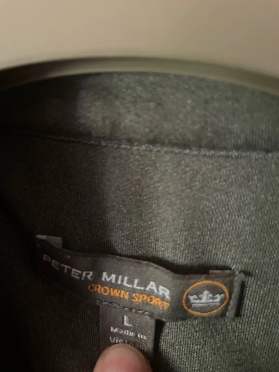 Peter Millar 1/4 Zip Waterville Top Large - Image 3