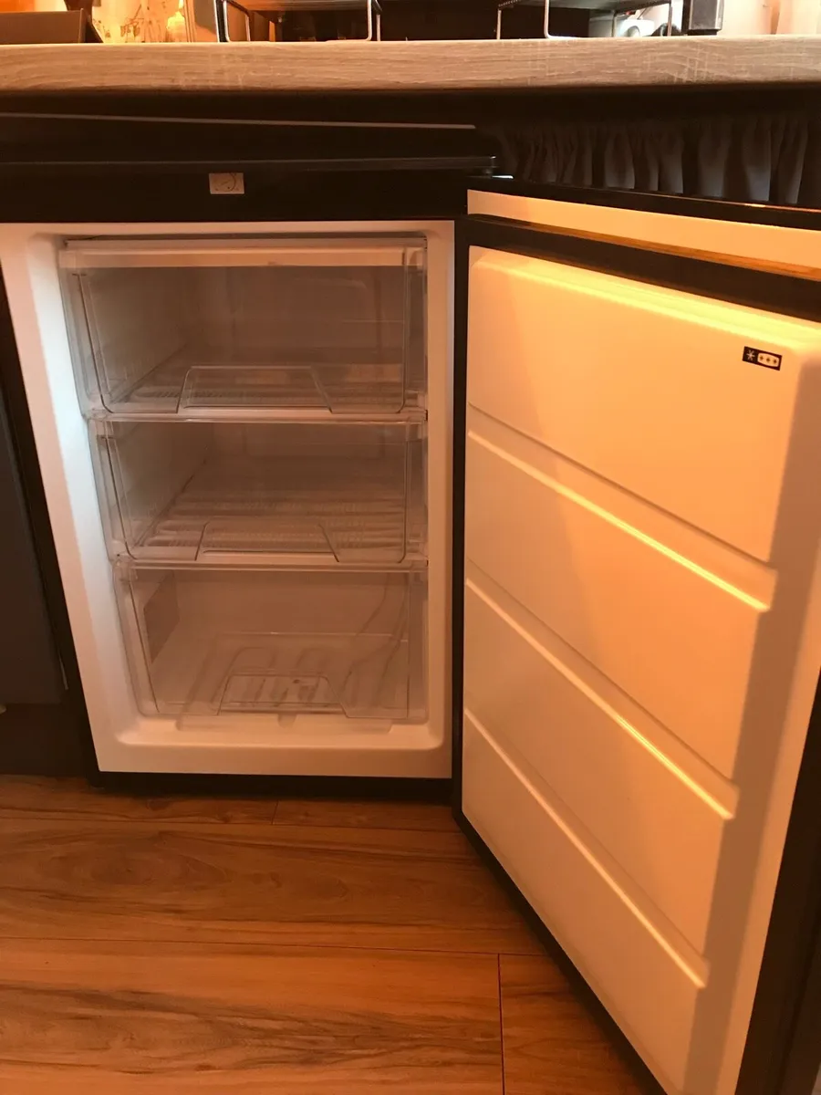 LOGIK LUF55B23 Undercounter Freezer - Black - Image 1