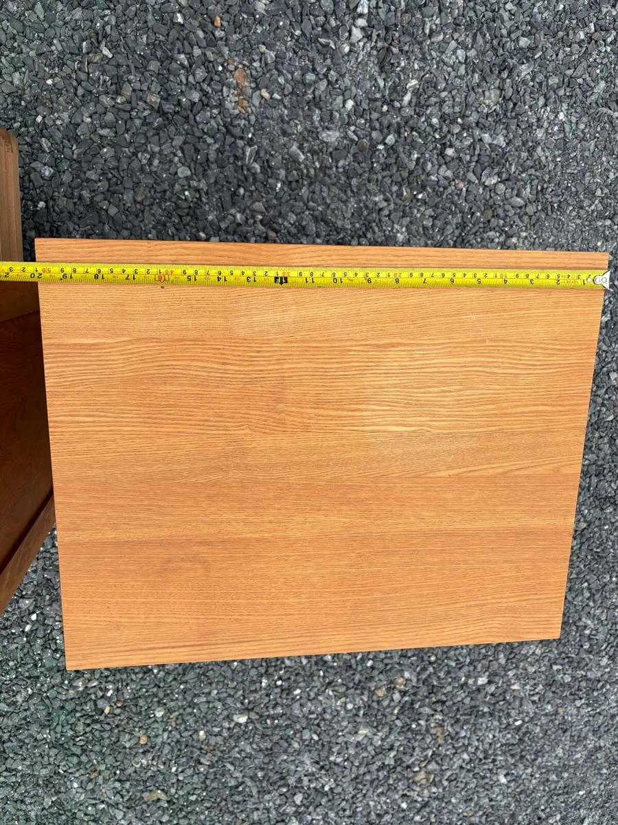 Oak bedside locker - Image 4