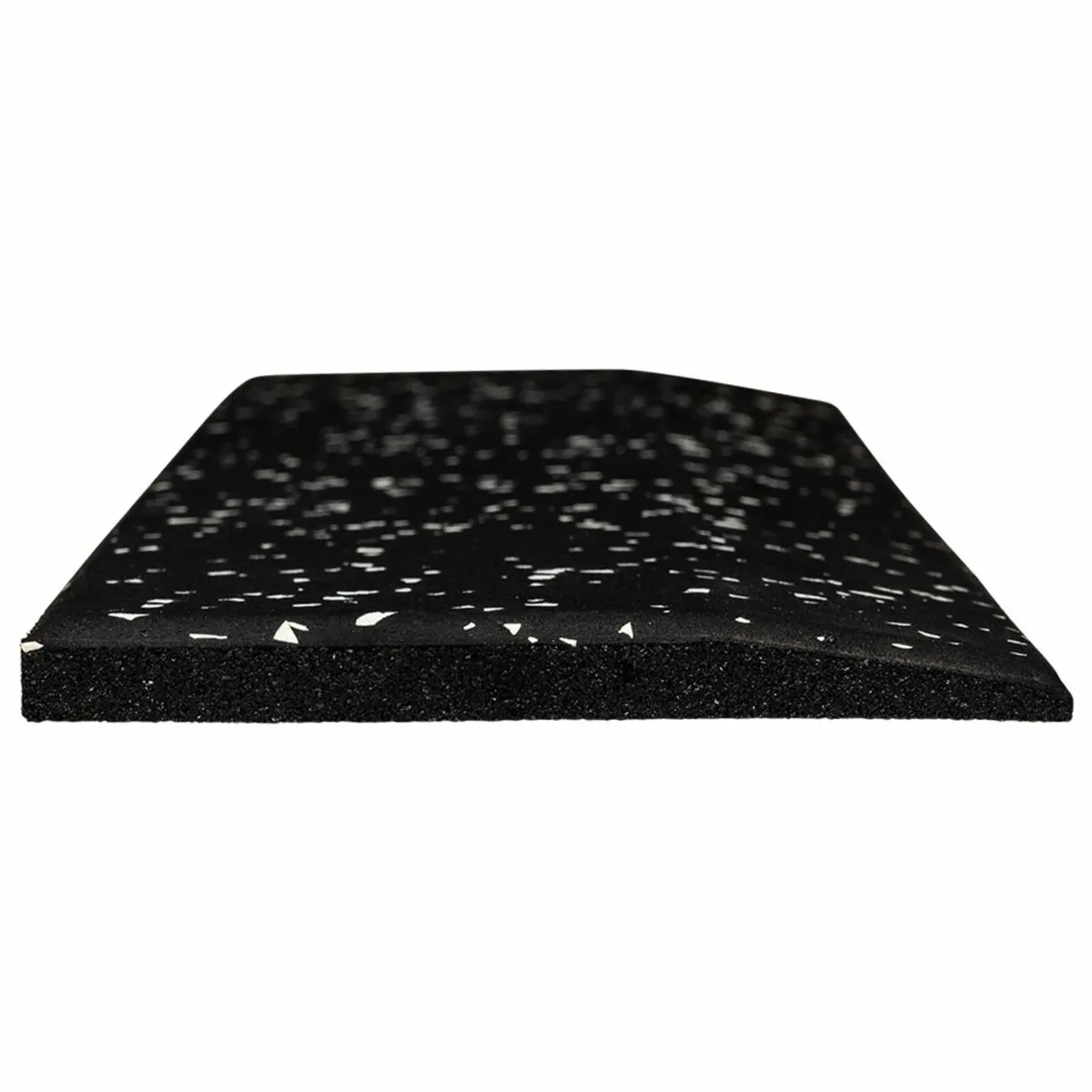 Black EZ Clean - 15mm Rubber Gym Floor Ramps 600m - Image 1