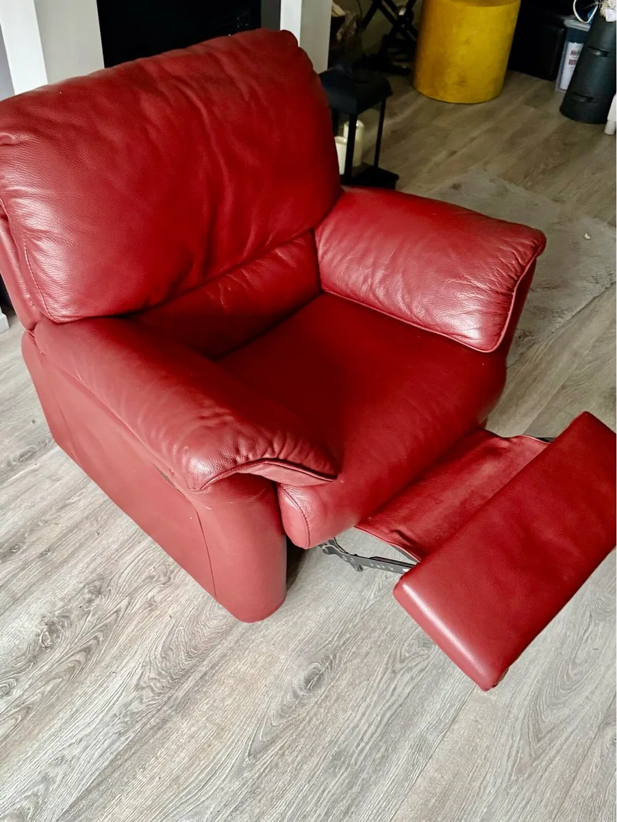 Armchair- Pure Leather Recliner - Image 2