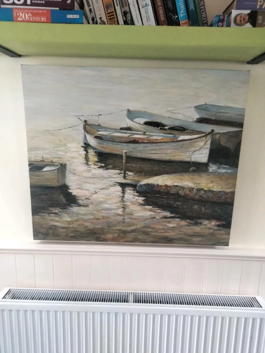 Oil on canvas painting - Image 2