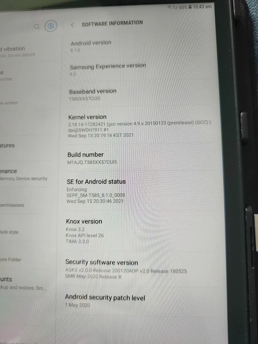 Samsung galaxy A -SM-T858 -32GB  Ram 2GB - Image 3