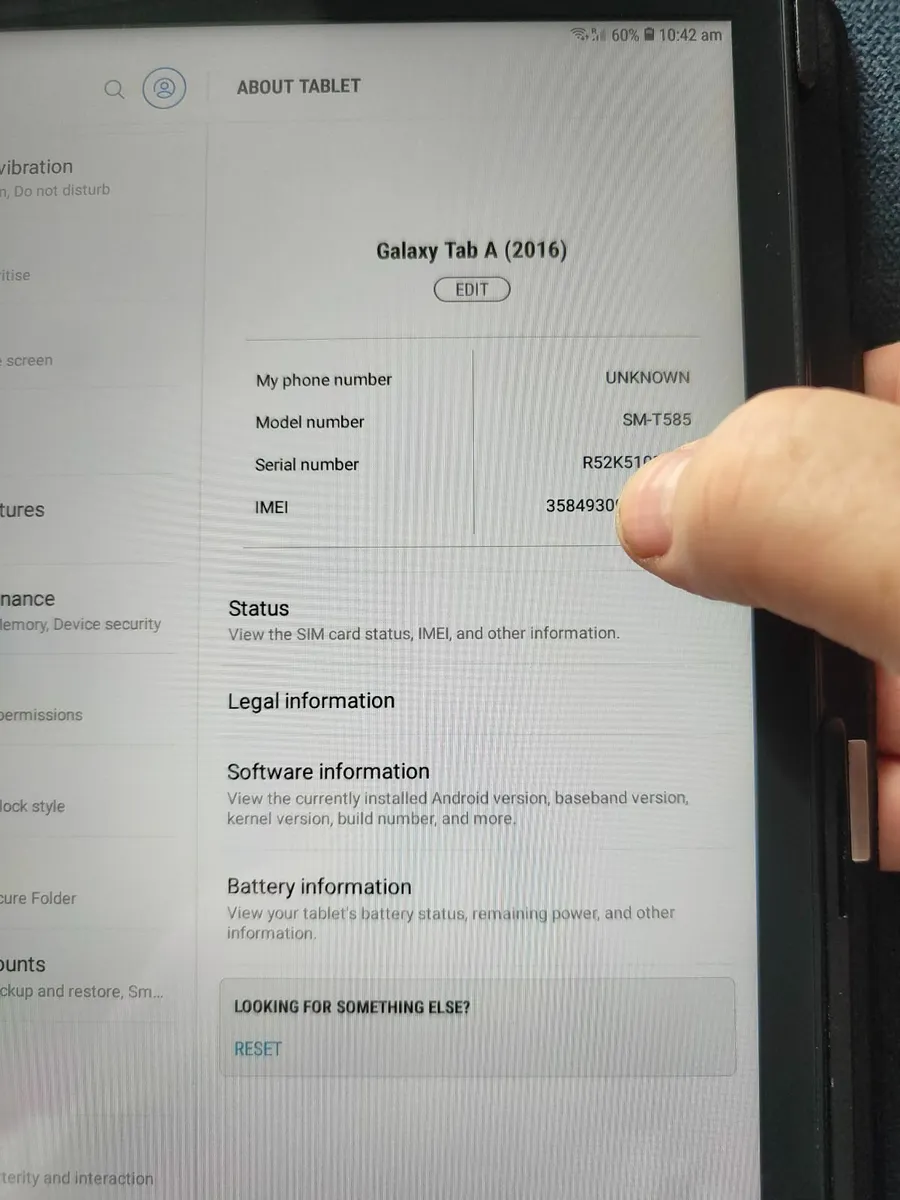 Samsung galaxy A -SM-T858 -32GB  Ram 2GB - Image 4