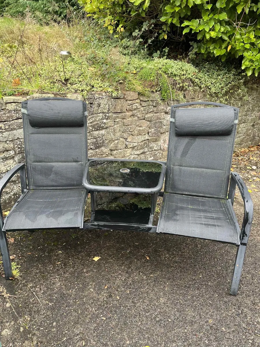 Garden two seater seat