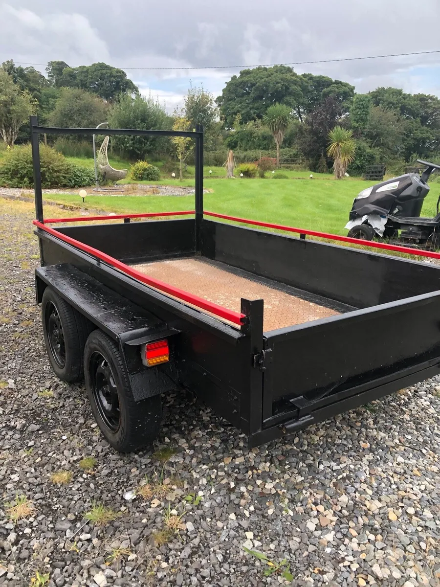 Builders Trailer 8x4 Steel Floor - Image 1