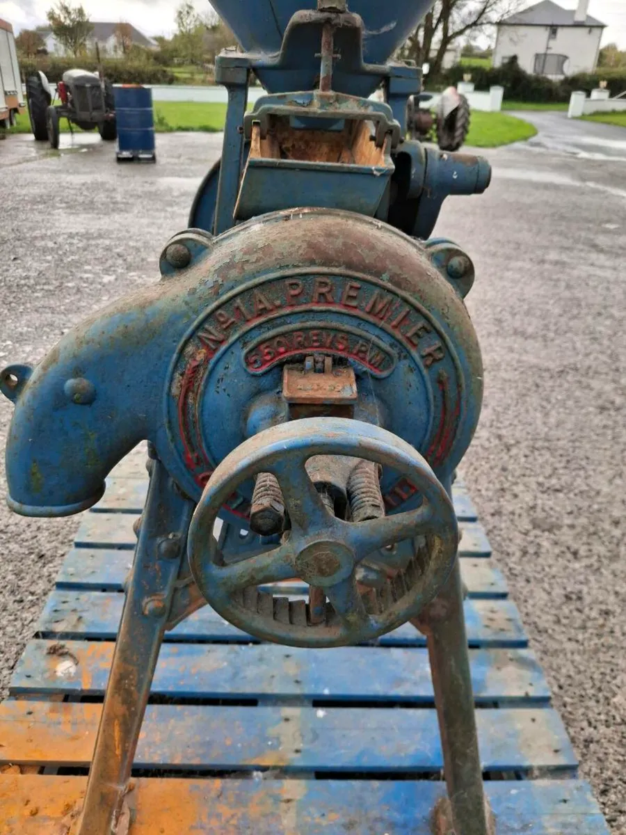 Vintage corn grinder & Ferguson P3 for sale - Image 1