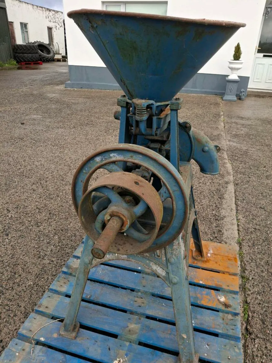 Vintage corn grinder & Ferguson P3 for sale - Image 3