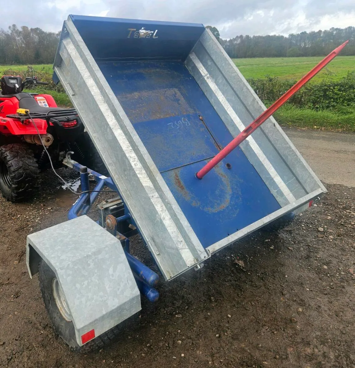 Atv bale trailer - Image 1