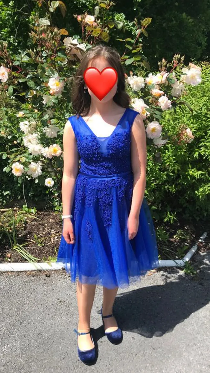 Confirmation dress & free matching shoes age 11-13 - Image 1