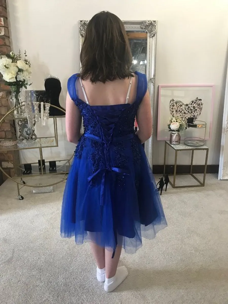 Confirmation dress & free matching shoes age 11-13 - Image 2