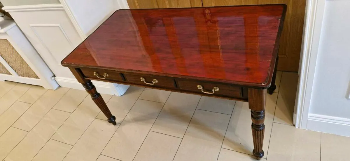 Vintage Table with Drawers - Image 1