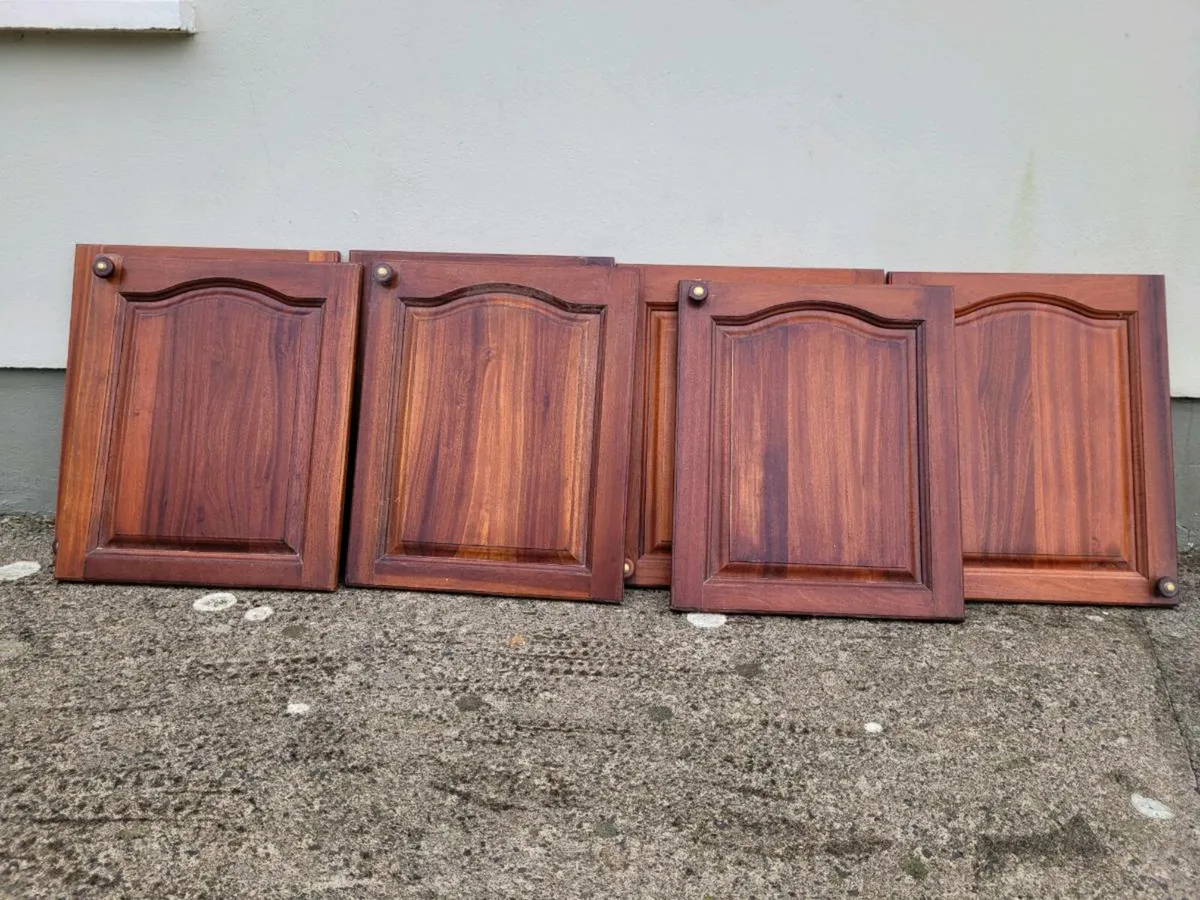Solid Mahogany Cabinet Doors - Image 3