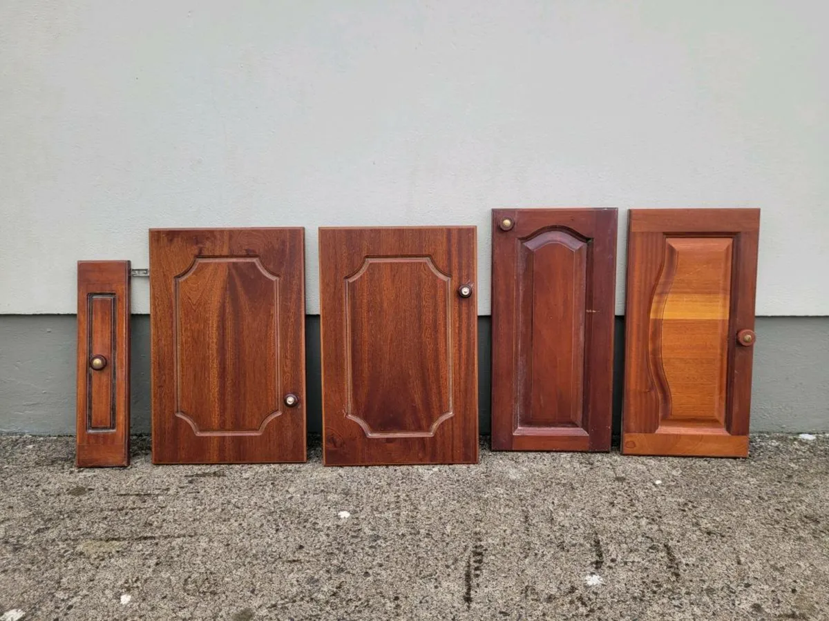 Solid Mahogany Cabinet Doors - Image 4