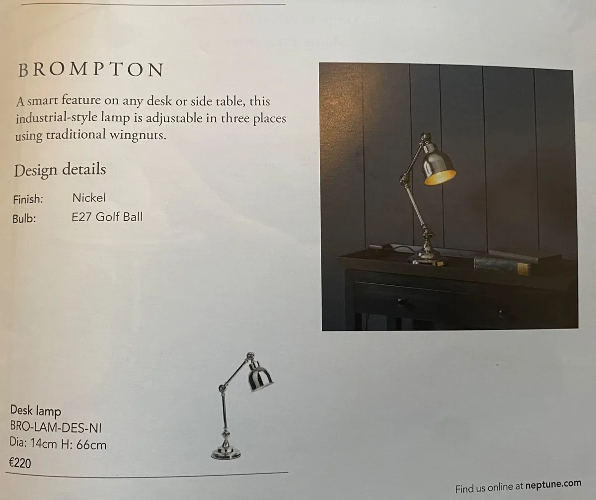 2 Brompton side lamps - Image 1