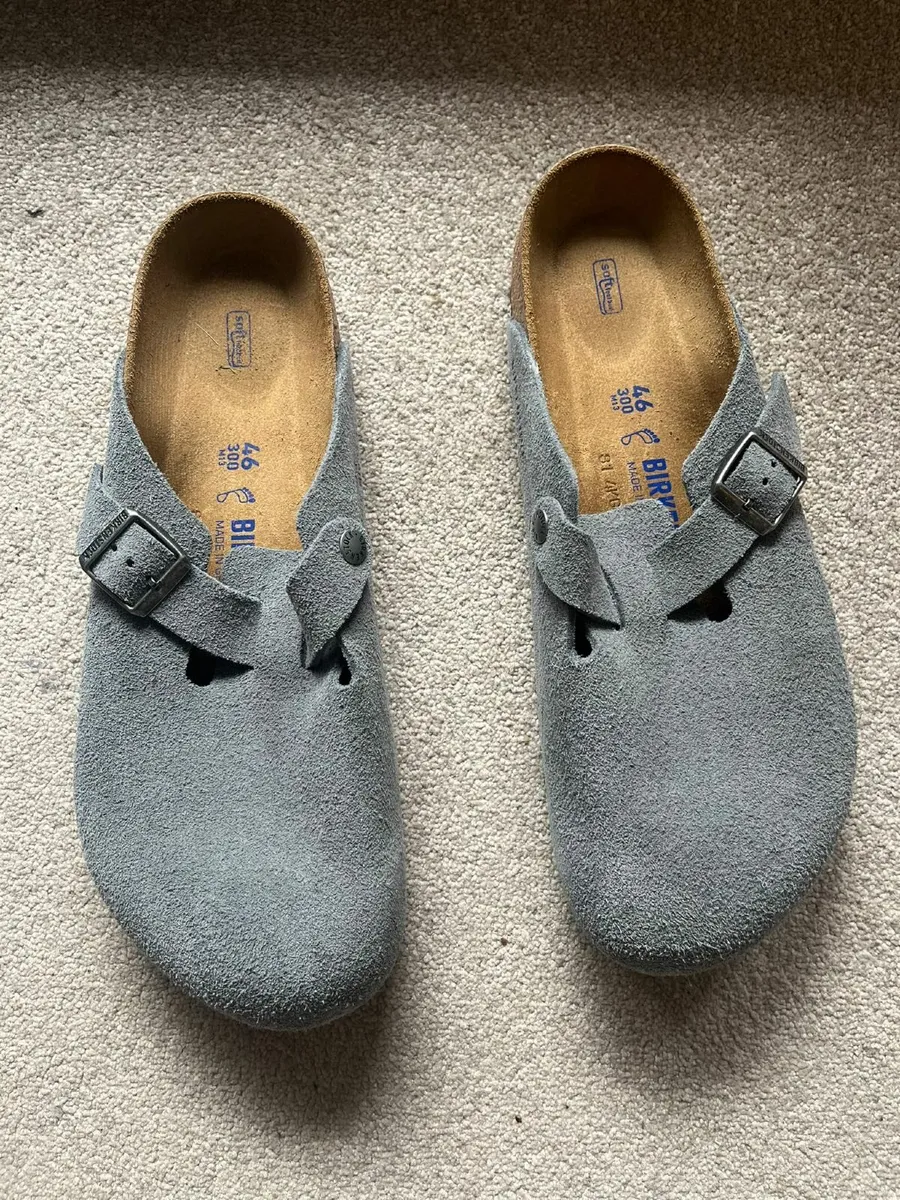 Birkenstock Boston Clog - Grey Suede - Size 11.5UK - Image 4