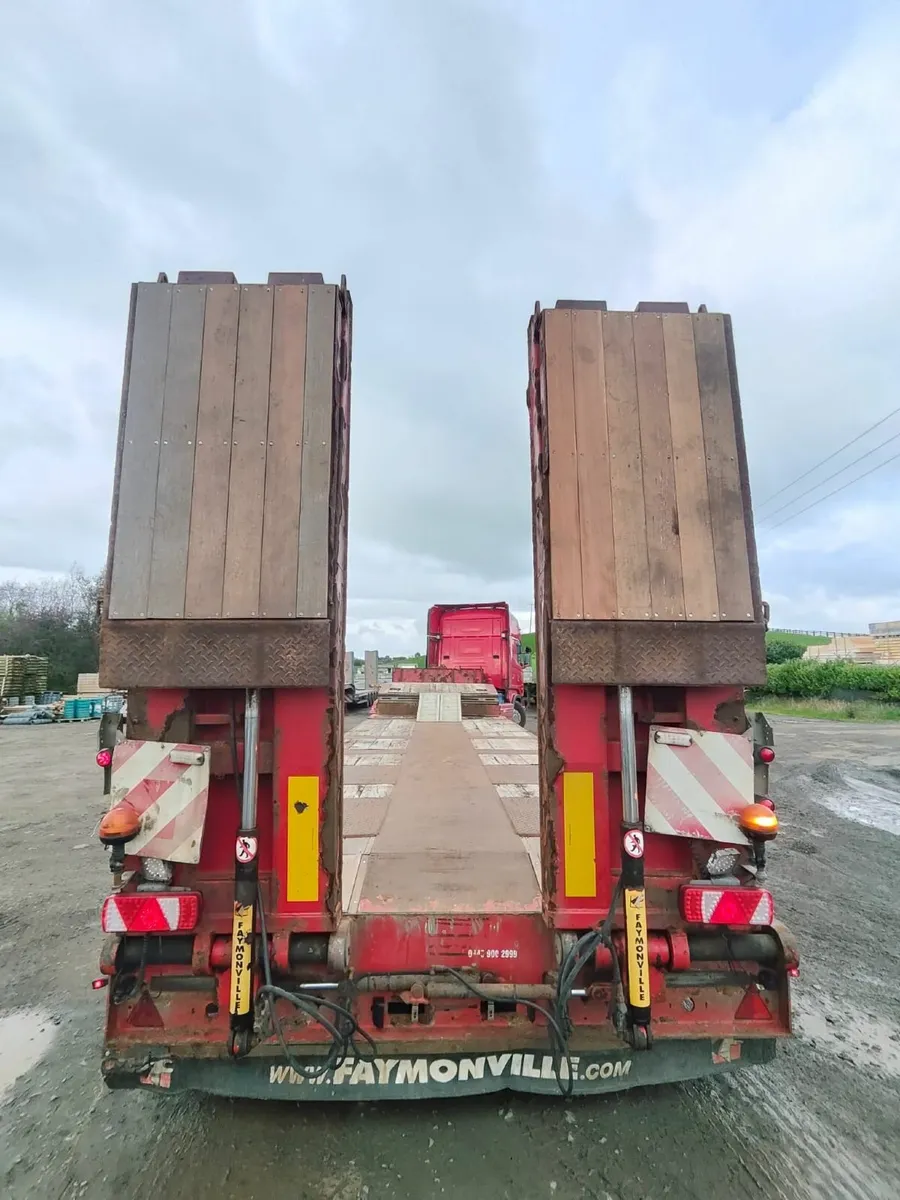 2010 Faymonville 4 axle 9 foot low loader - Image 3