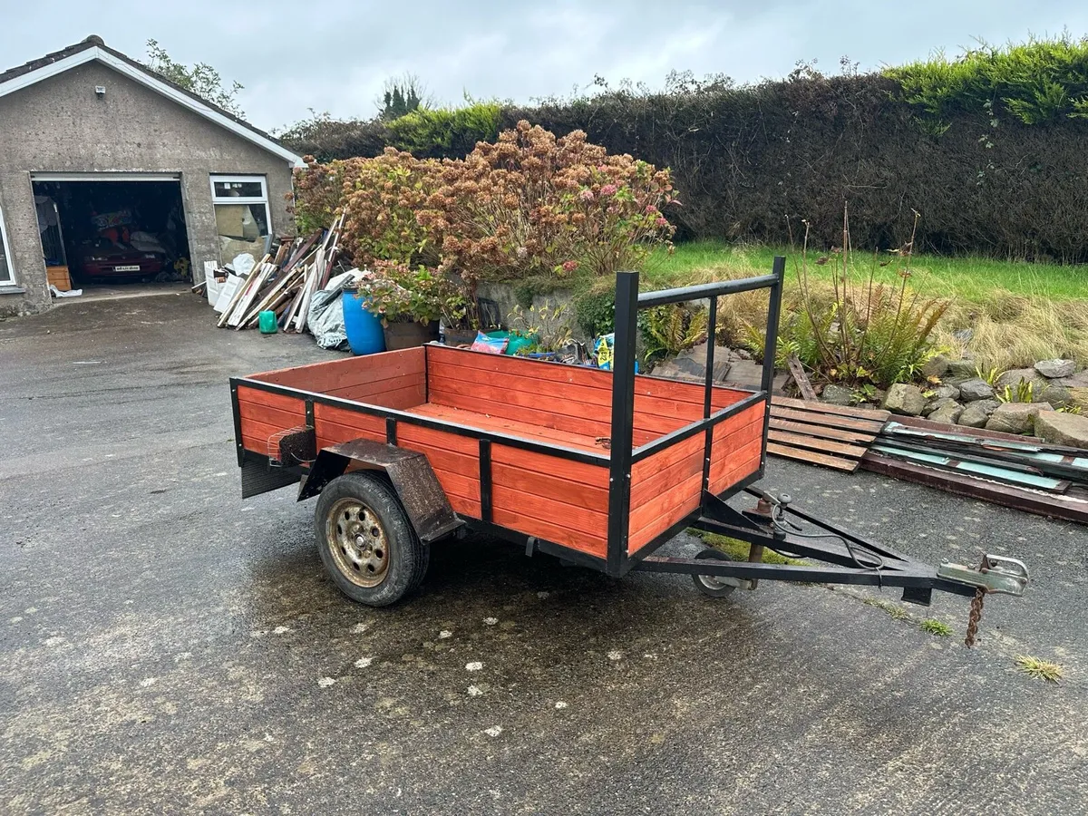 7x4 car trailer - Image 1