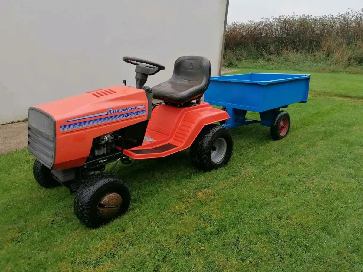 Garden Tractor and Tipping Trailer - Image 2