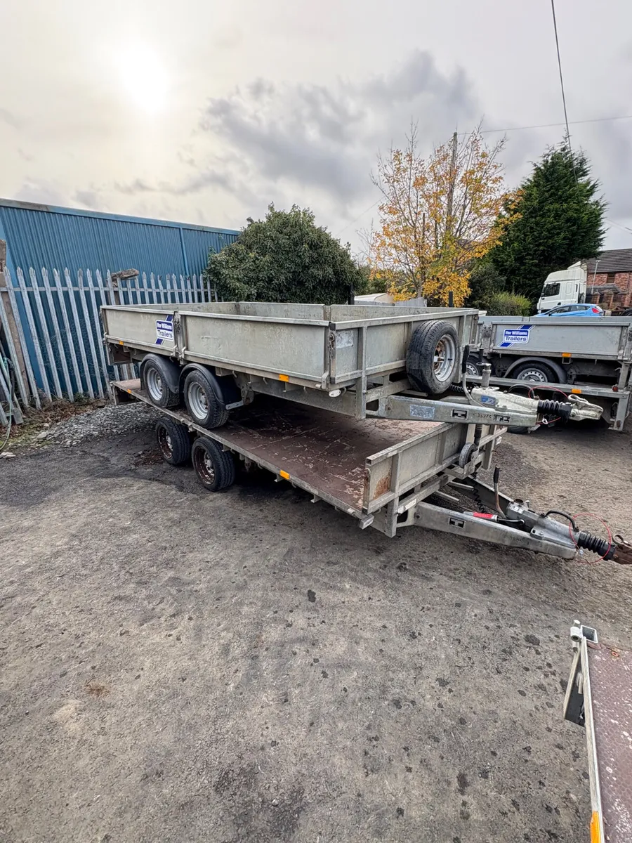 Ifor Williams 12x6 dropside trailer - Image 1