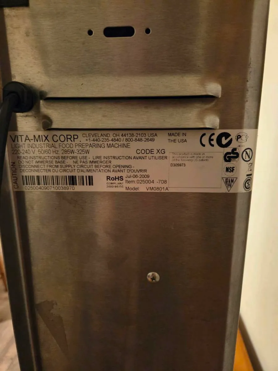 Vitamix Milkshake Machine - Image 3