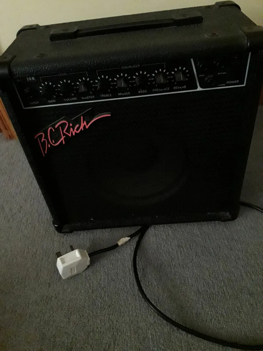 BC Rich Guitar amplifier 20r and Squire Guitar Amp - Image 1