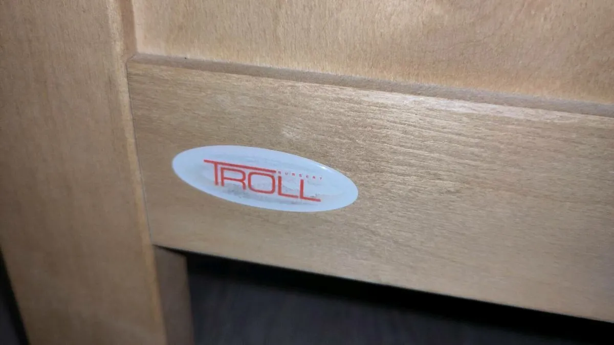Troll nursery cot - excellent condition - Image 2