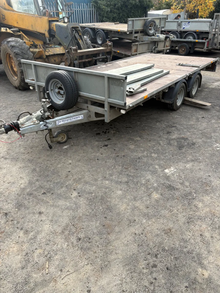 Ifor Williams 14x6 flat bed trailer - Image 1